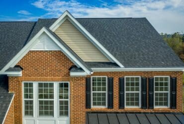house with newly installed roof