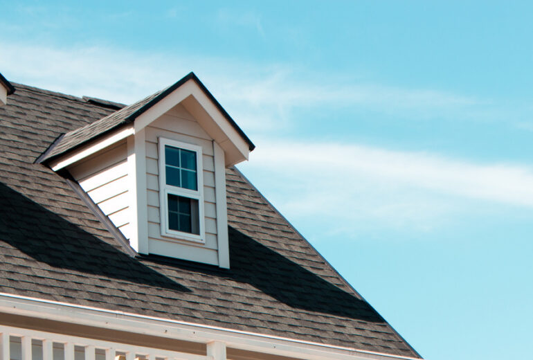 newly repaired roof