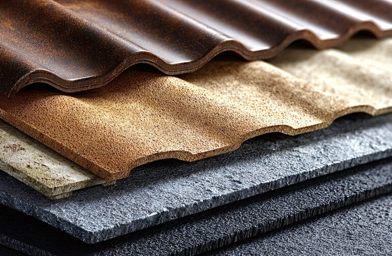Different types of materials for roofing